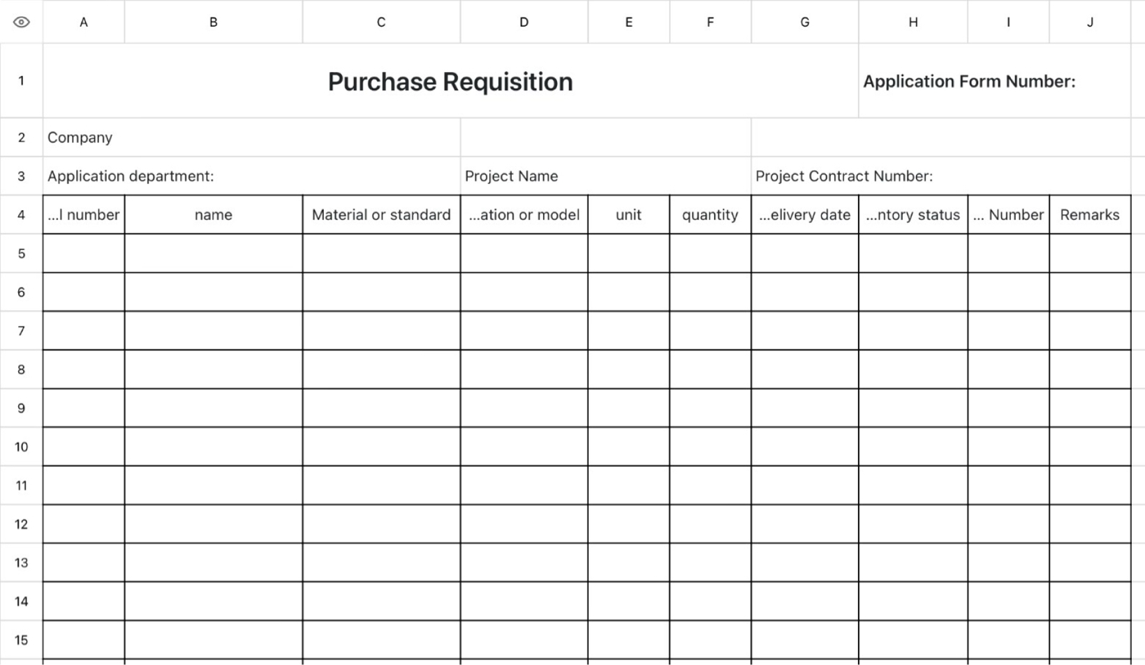 Purchase Request Form 2
